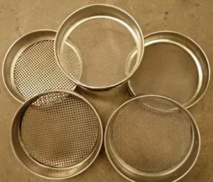 Test sieve